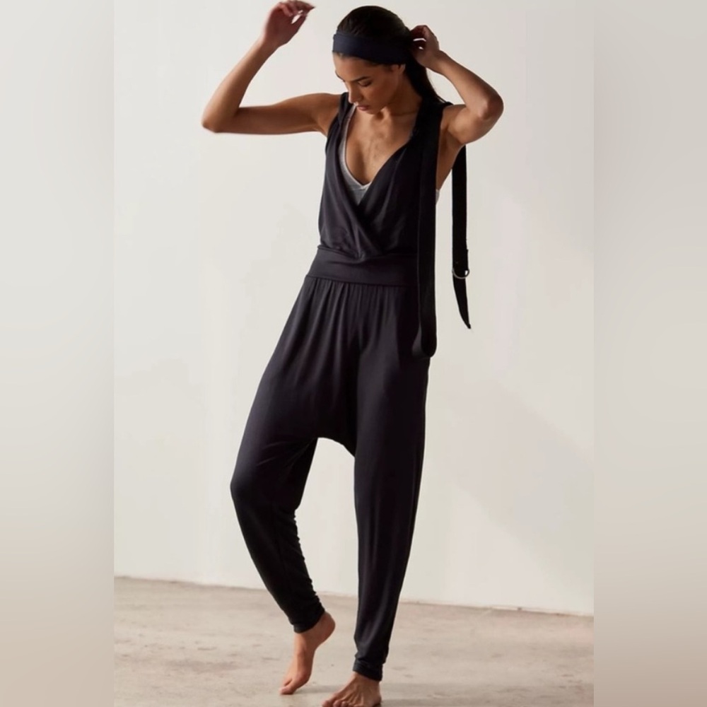 🔥NWT! Free People! 'Second Chance Onesie' Black. Sz Small. SOFT! TTS!